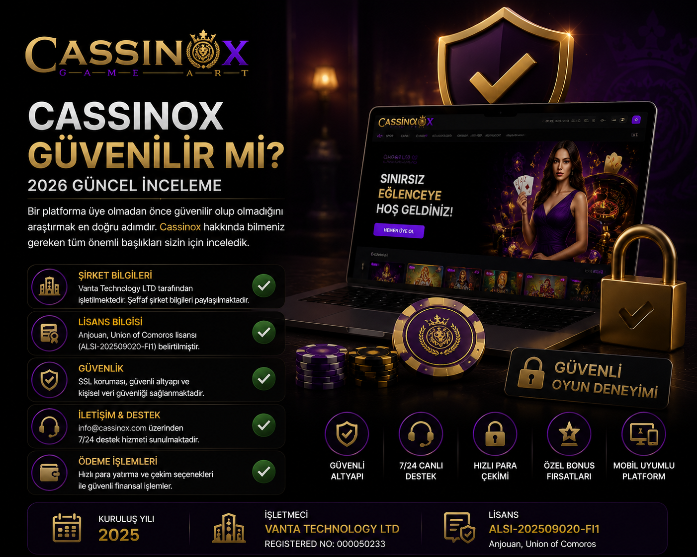 cassinox güvenilir mi