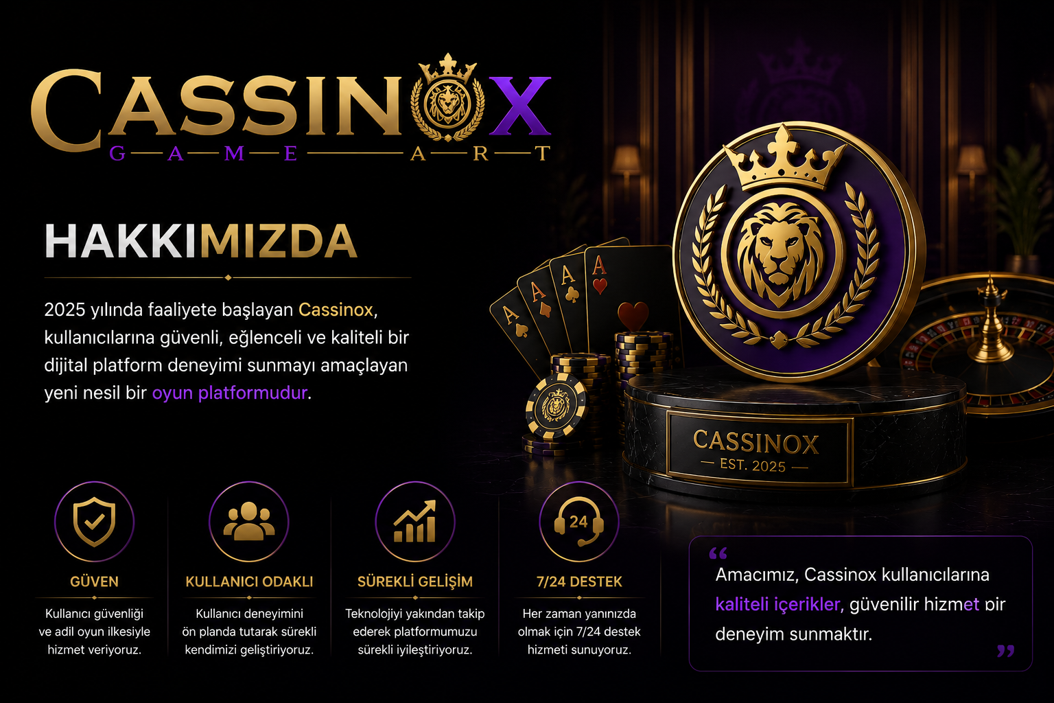 cassinox hakkımızda