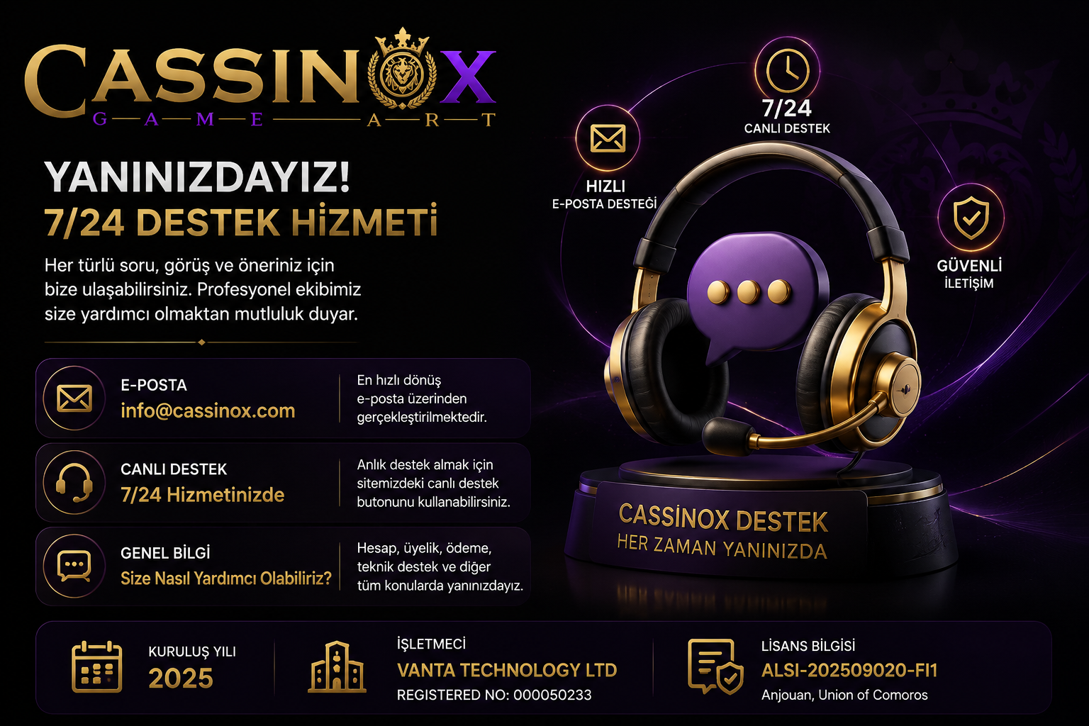 cassinox iletişim