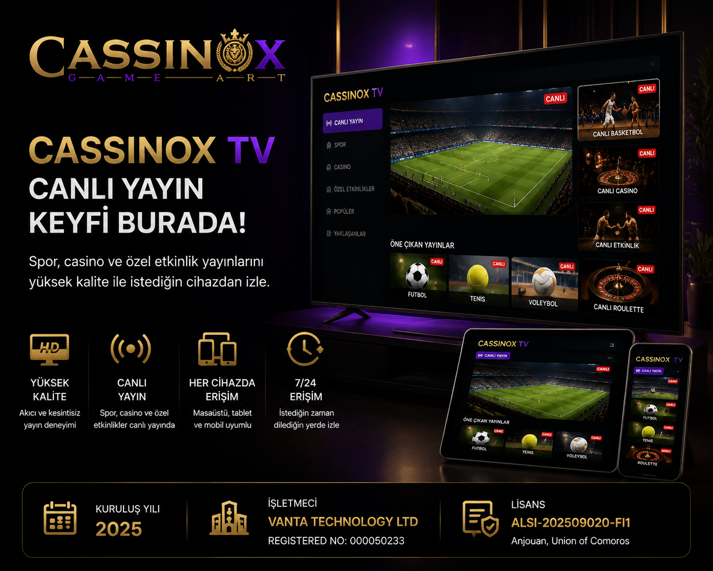 cassinox tv